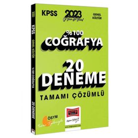 2023 KPSS Coğrafya Tamamı Çözümlü 20 Deneme Yargı Yayınları
