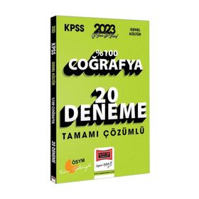 2023 KPSS Coğrafya Tamamı Çözümlü 20 Deneme Yargı Yayınları