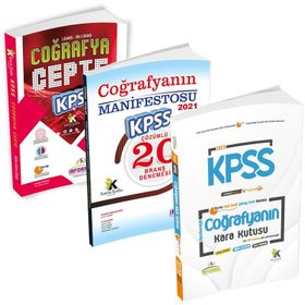 2023 Kpss Coğrafyanın Kara Kutusu-Manifesto-Cepte Konu Özetli Çözümlü 3lü Soru Bankası Ve Deneme Set
