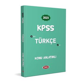 2023 KPSS Data Yayınları Türkçe Konu Anlatımlı