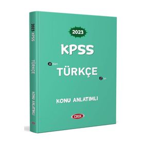 2023 KPSS Data Yayınları Türkçe Konu Anlatımlı