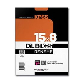2023 KPSS Dil Bilgisi 15x8 Deneme Tamamı Video Çözümlü - Marka Yayınları