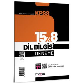 2023 KPSS Dil Bilgisi 15x8 Deneme Tamamı Video Çözümlü - Marka Yayınları