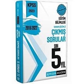 2023 KPSS Eğitim Bilimleri Çıkmış Sorular Son 5 Sınav