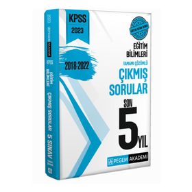 2023 KPSS Eğitim Bilimleri Çıkmış Sorular Son 5 Sınav
