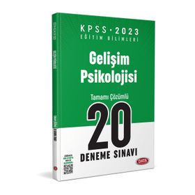 2023 KPSS Eğitim Bilimleri Gelişim Psikolojisi 20 Deneme Sınavı - Data Yayınları