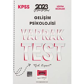 2023 KPSS Eğitim Bilimleri Gelişim Psikolojisi Yaprak Test