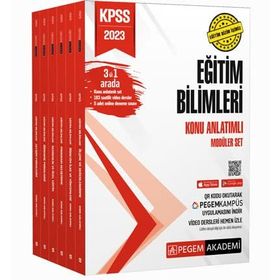 2023 KPSS Eğitim Bilimleri Konu Anlatımlı Modüler Set 6 Kitap