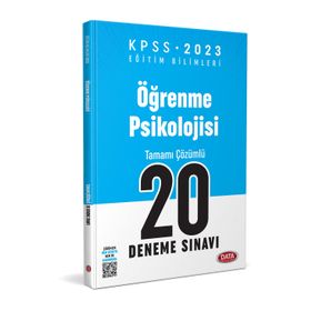 2023 KPSS Eğitim Bilimleri Öğrenme Psikolojisi 20 Deneme