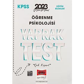 2023 KPSS Eğitim Bilimleri Öğrenme Psikolojisi Yaprak Test