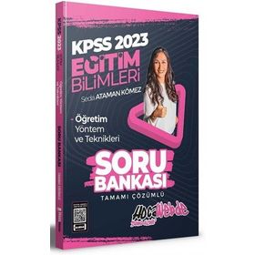 2023 KPSS Eğitim Bilimleri Öğretim Yöntem ve Teknikleri Tamamı Çözümlü Soru Bankası-Hocawebde Yayınları