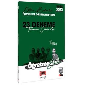 2023 KPSS Eğitim Bilimleri Öğretmenler Ekibi Ölçme ve Değerlendirme Tamamı Çözümlü 23 Deneme Sınavı