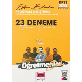 2023 KPSS Eğitim Bilimleri Öğretmenler Ekibi Program Geliştirme (Öğretim Teknolojileri ve Materyal Tasarımı - Sınıf Yönetimi) Tamamı Çözümlü 23 Deneme