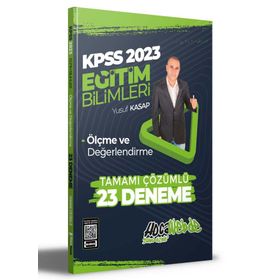 2023 KPSS Eğitim Bilimleri Ölçme ve Değerlendirme Tamamı Çözümlü 23 Deneme Sınavı - Hocawebde Yayınları