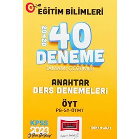 2023 KPSS Eğitim Bilimleri ÖYT ve Program Geliştirme - Sınıf Yönetimi - Materyal Geliştirme Anahtar Ders Denemeleri Tamamı Çözümlü 20+20 40 Deneme Sınavı