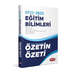 2023 KPSS Eğitim Bilimleri Özetin Özeti - Data Yayınları