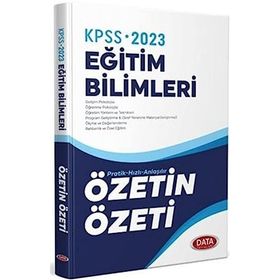 2023 KPSS Eğitim Bilimleri Özetin Özeti - Data Yayınları