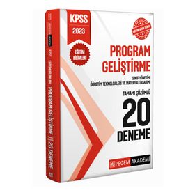 2023 KPSS Eğitim Bilimleri Program Geliştirme 20 Deneme