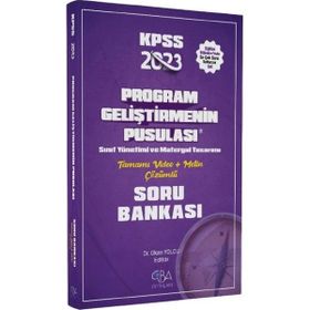2023 Kpss Eğitim Bilimleri Program Geliştirmenin Pusulası Soru Bankası Cba Akademi