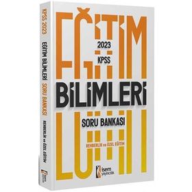 2023 KPSS Eğitim Bilimleri Rehberlik ve Özel Eğitim Soru Bankası-İsem Yayınları