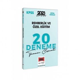 2023 KPSS Eğitim Bilimleri Rehberlik ve Özel Eğitim Tamamı Çözümlü 20 Deneme Yargı Yayınları