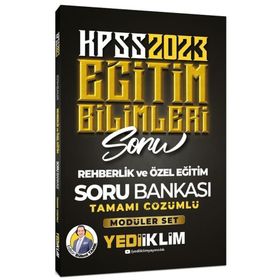 2023 KPSS Eğitim Bilimleri Rehberlik ve Özel Eğitim Tamamı Çözümlü Soru Bankası