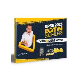 2023 KPSS Eğitim Bilimleri Rehberlik ve Özel Eğitim Video Ders Notları - Hocawebde Yayınları
