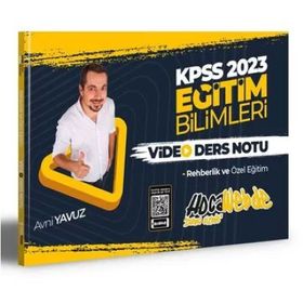 2023 KPSS Eğitim Bilimleri Rehberlik ve Özel Eğitim Video Ders Notları
