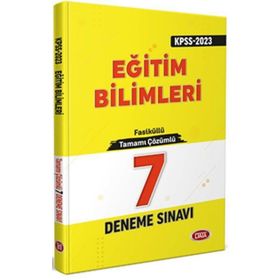 2023 KPSS Eğitim Bilimleri Tamamı Çözümlü 7 Deneme Sınavı - Data Yayınları