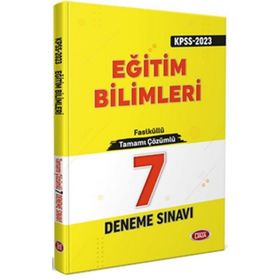 2023 KPSS Eğitim Bilimleri Tamamı Çözümlü 7 Deneme Sınavı - Data Yayınları