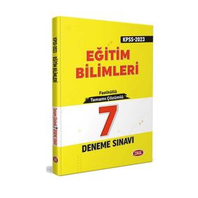 2023 KPSS Eğitim Bilimleri Tamamı Çözümlü 7 Deneme Sınavı - Data Yayınları