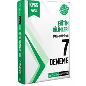 2023 Kpss Eğitim Bilimleri Tamamı Çözümlü 7 Deneme