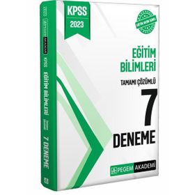 2023 Kpss Eğitim Bilimleri Tamamı Çözümlü 7 Deneme
