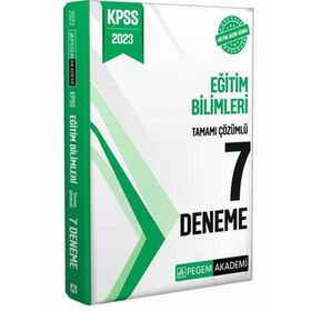 2023 Kpss Eğitim Bilimleri Tamamı Çözümlü 7 Deneme