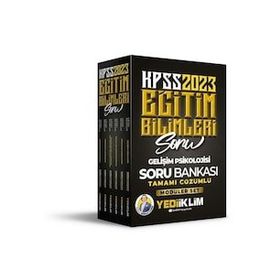 2023 KPSS Eğitim Bilimleri Tamamı Çözümlü Modüler Soru Bankası Seti-Yediiklim Yayınları