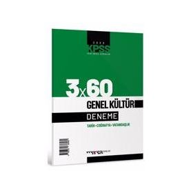 2023 KPSS Genel Kültür 3x60 Deneme Sınavı - Marka Yayınları