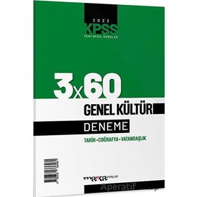 2023 KPSS Genel Kültür 3x60 Deneme Sınavı - Marka Yayınları