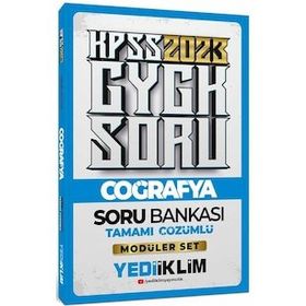 2023 KPSS Genel Kültür Coğrafya Tamamı Çözümlü Soru Bankası-Yediiklim Yayınları