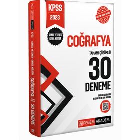 2023 KPSS Genel Kültür Genel Yetenek Coğrafya 30 Deneme