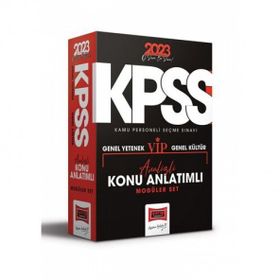 2023 KPSS Genel Kültür Genel Yetenek Tüm Dersler Konu Anlatımlı Modüler Set - Yargı Yayınları