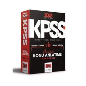 2023 KPSS Genel Kültür Genel Yetenek Tüm Dersler Konu Anlatımlı Modüler Set - Yargı Yayınları