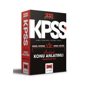 2023 KPSS Genel Kültür Genel Yetenek Tüm Dersler Konu Anlatımlı Modüler Set - Yargı Yayınları