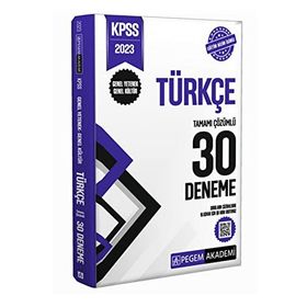 2023 KPSS Genel Kültür Genel Yetenek Türkçe 30 Deneme