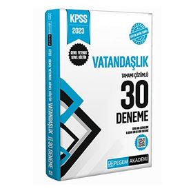 2023 KPSS Genel Kültür Genel Yetenek Vatandaşlık 30 Deneme