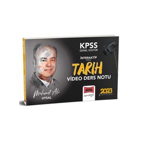 2023 KPSS Genel Kültür İnteraktif Tarih Video Ders Notları - Yargı Yayınları