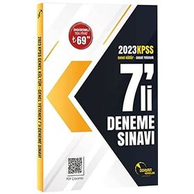 2023 KPSS Genel Kültür Yetenek 7'li Deneme Sınavı Doktrin Yayınları