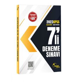 2023 KPSS Genel Kültür Yetenek 7'li Deneme Sınavı Doktrin Yayınları