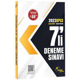 2023 KPSS Genel Kültür Yetenek 7'li Deneme Sınavı Doktrin Yayınları