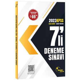 2023 KPSS Genel Kültür Yetenek 7'li Deneme Sınavı Doktrin Yayınları