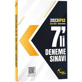 2023 KPSS Genel Kültür Yetenek 7'li Deneme Sınavı Doktrin Yayınları